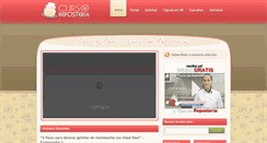 Desktop Screenshot of cursodereposteriaonline.com